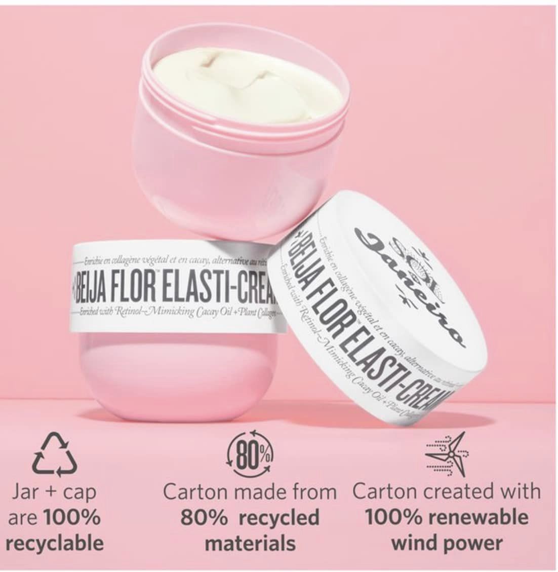 Sol de Janeiro Beija Flor Elasti-Cream 25ml. บอดี้ครีมเข้มข้น รีวิวกลิ่นคล้าย Burberry HER (1หระปุก)