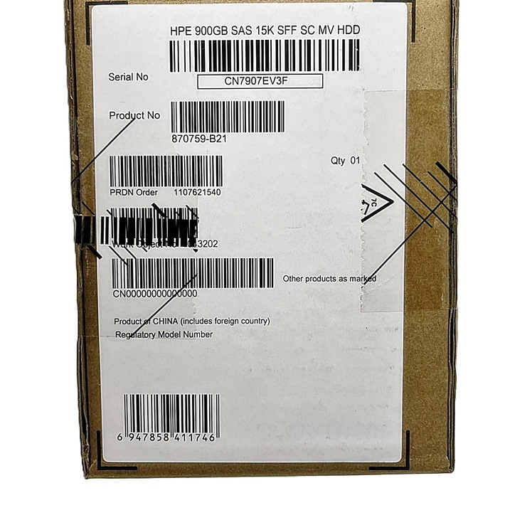 HP 870759-B21, 870795-001 [TorCompTH Thailand ขาย จำหน่าย ราคา] HP 900GB 15K 12G SAS 512n DS 2.5in HDD for G8-G10