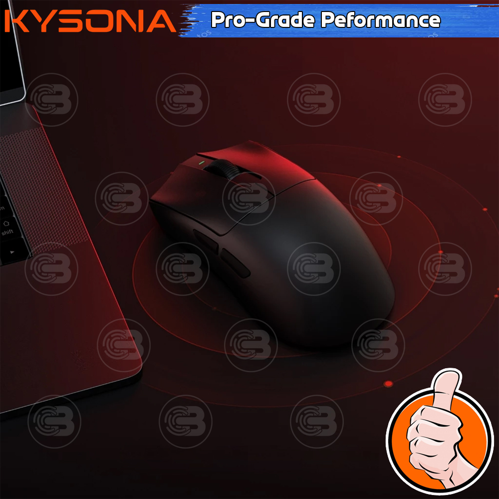 [CoolBlasterThai] KYSONA JUPITER SE Black 1K PAW3311/46± 3G/24000 DPI Gaming Mouse (1-Y Waranty)