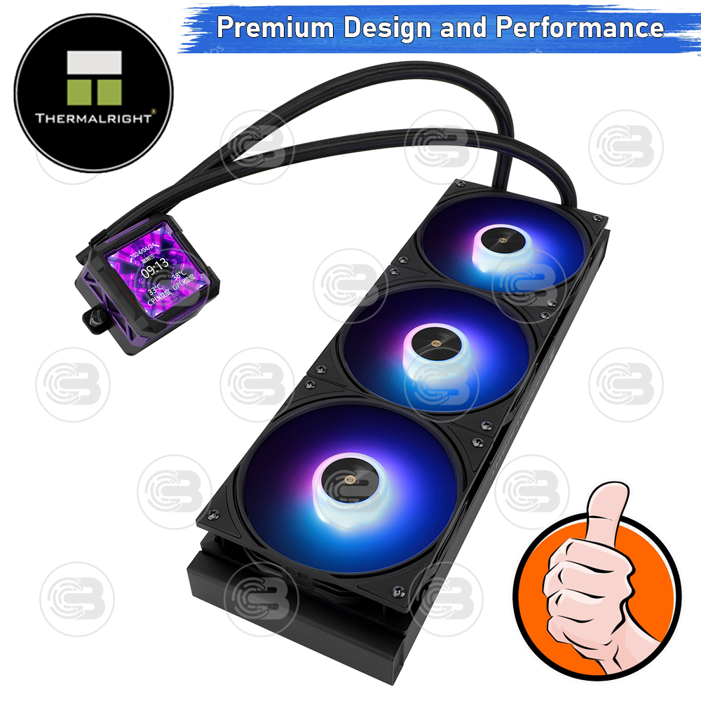 [CoolBlasterThai] Thermalright FROZEN WARFRAME PRO 360 ARGB BLACK AIO Liquid CPU Cooler (AM5/LGA1851 Ready) ประกัน 5 ปี