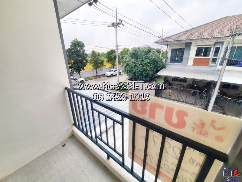 ขายและเช่าทาวน์โฮม โซนเลียบคลองพระอุดม ซอยวัดท่าเกวียน เชื่อมถนนกาญจนาภิเษก ถนน345 ใกล้บริษัทซีพีแรม คลังสินค้า7-11 คลังสินค้าเทสโก้โลตัส ตลาดวัดทองสะอาด : มบ.บ้านสวนธนาการ์เด้น : 2 ชั้น 22.7 ตร.วา