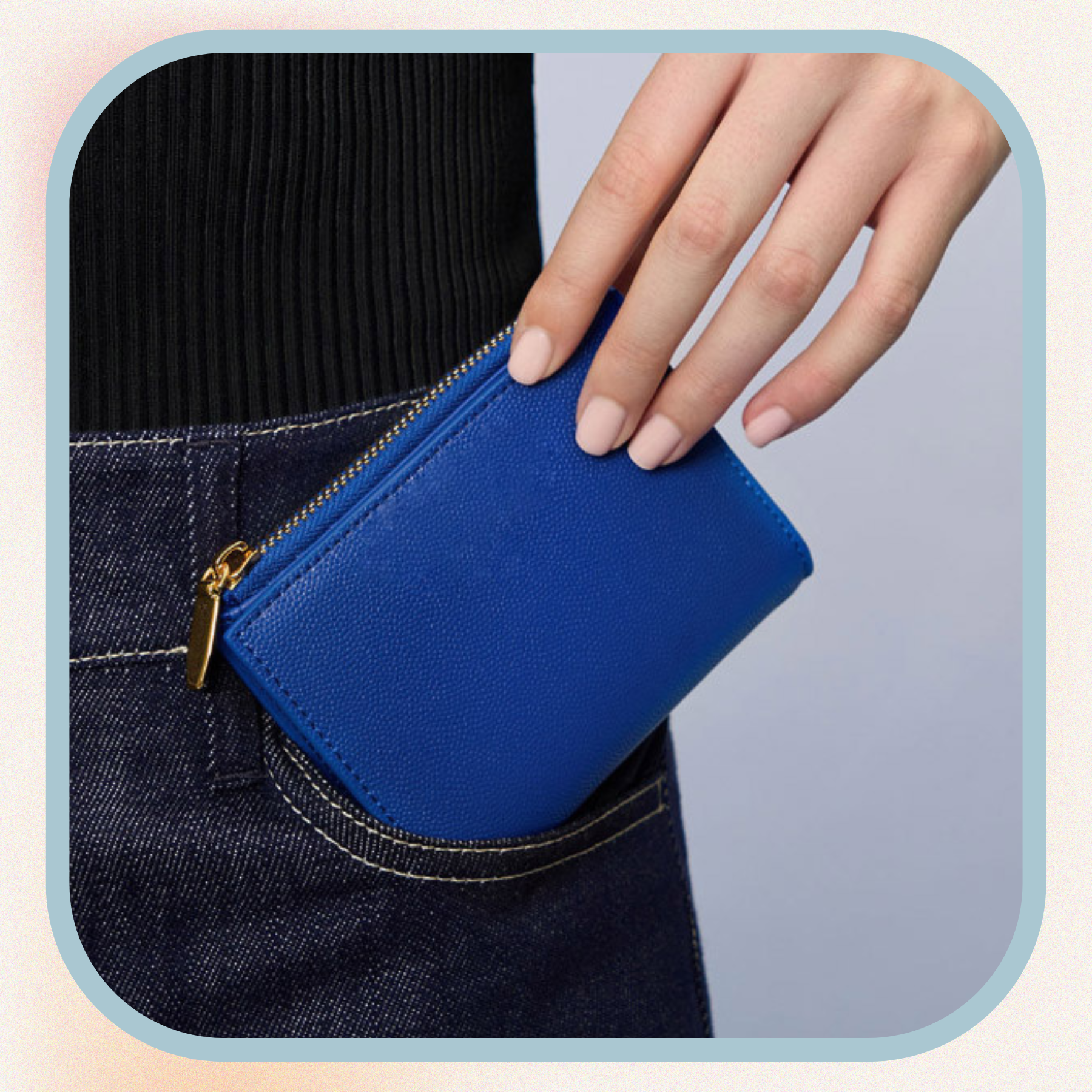 Flip Wallet Blue