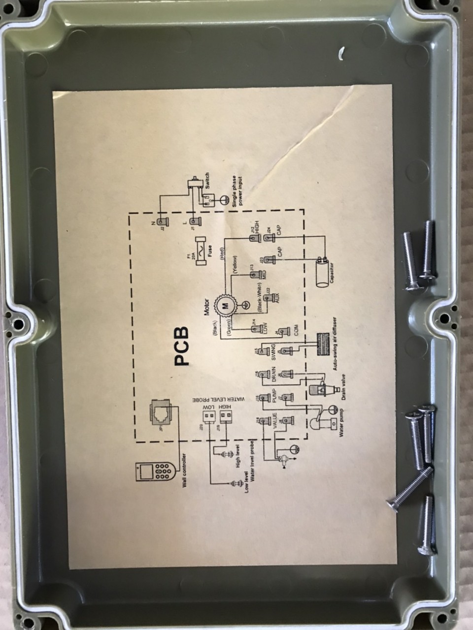 มอเตอร์ Evap, YDK1100-4H01, 18,000cmh, อะไหล่พัดลมไอเย็น, ,มอเตอร์ 1.1 kw 220V 2 Speed,