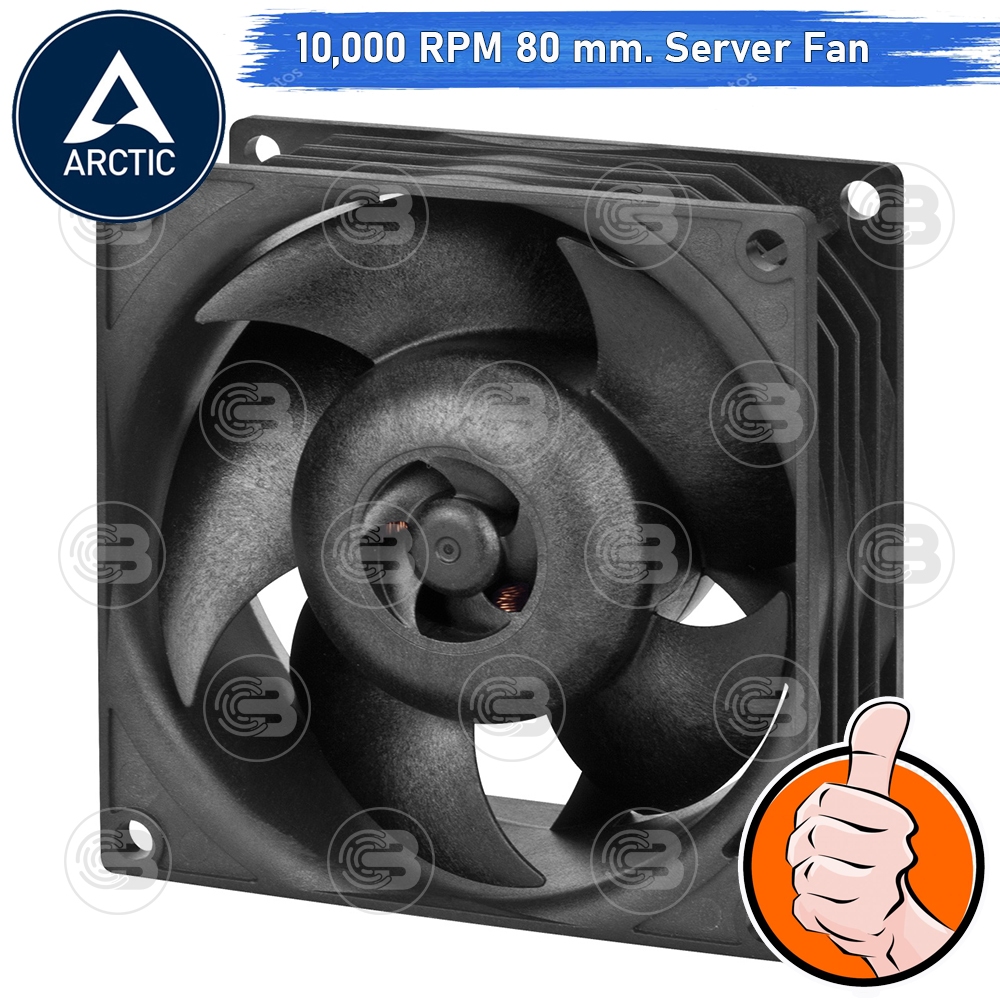 [CoolBlasterThai] ARCTIC S8038-10K 10,00 RPM (size 80 mm.) Fan Case ประกัน 6 ปี
