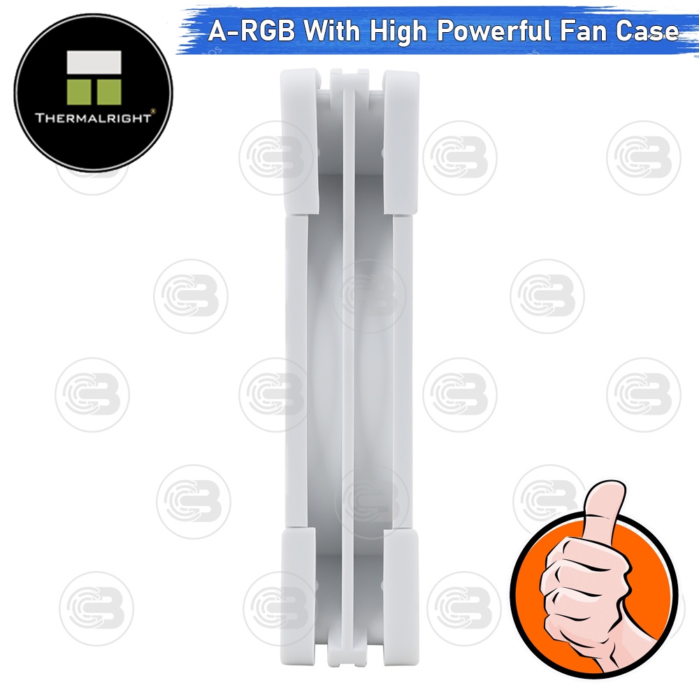 [CoolBlasterThai] Thermalright TL-B12W-S (3 PCS) 2000+RMP A-RGB Static Pressure Fan Case (size 120 mm.) ประกัน 3 ปี
