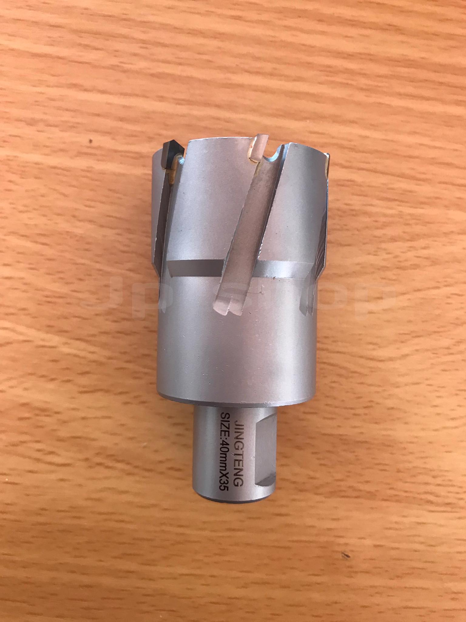 ดอกสว่านเจ็ทบอส แบบโฮลซอว์คาร์ไบสำหรับเจาะเหล็กหนา ด้วยสว่านแม่เหล็กไฟฟ้า ขนาด40*35 มม. #4035