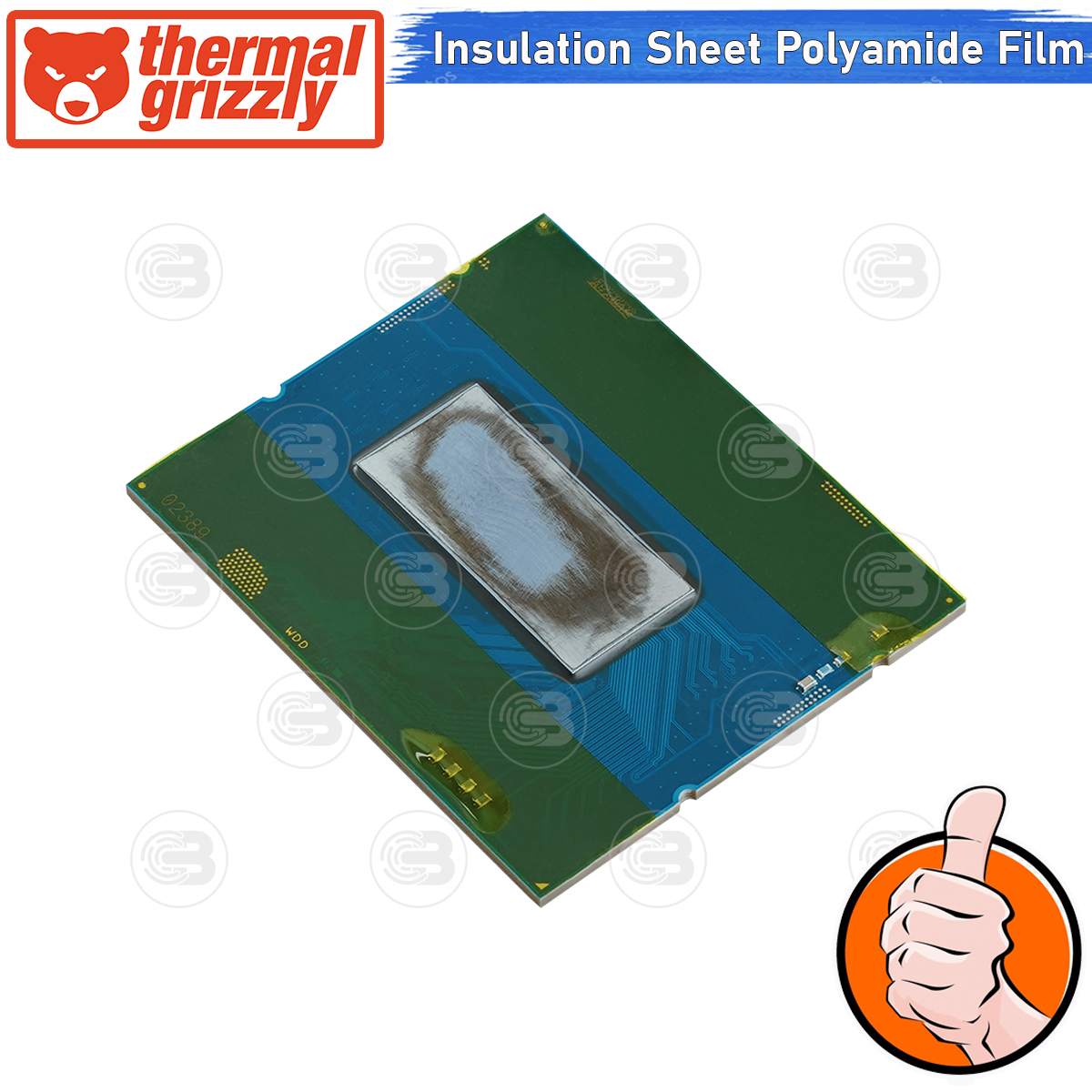 [CoolBlasterThai] Thermal Grizzly Kapton Insulation Sheet Electrically Conductive Protection