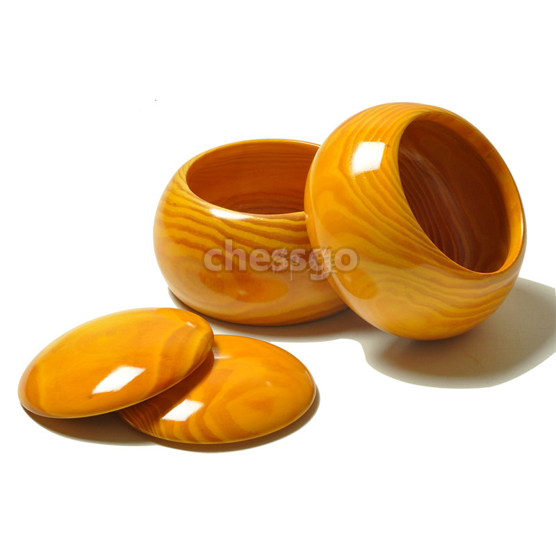 โถหมากล้อมไม้สปรูซ spruce (2ใบ)