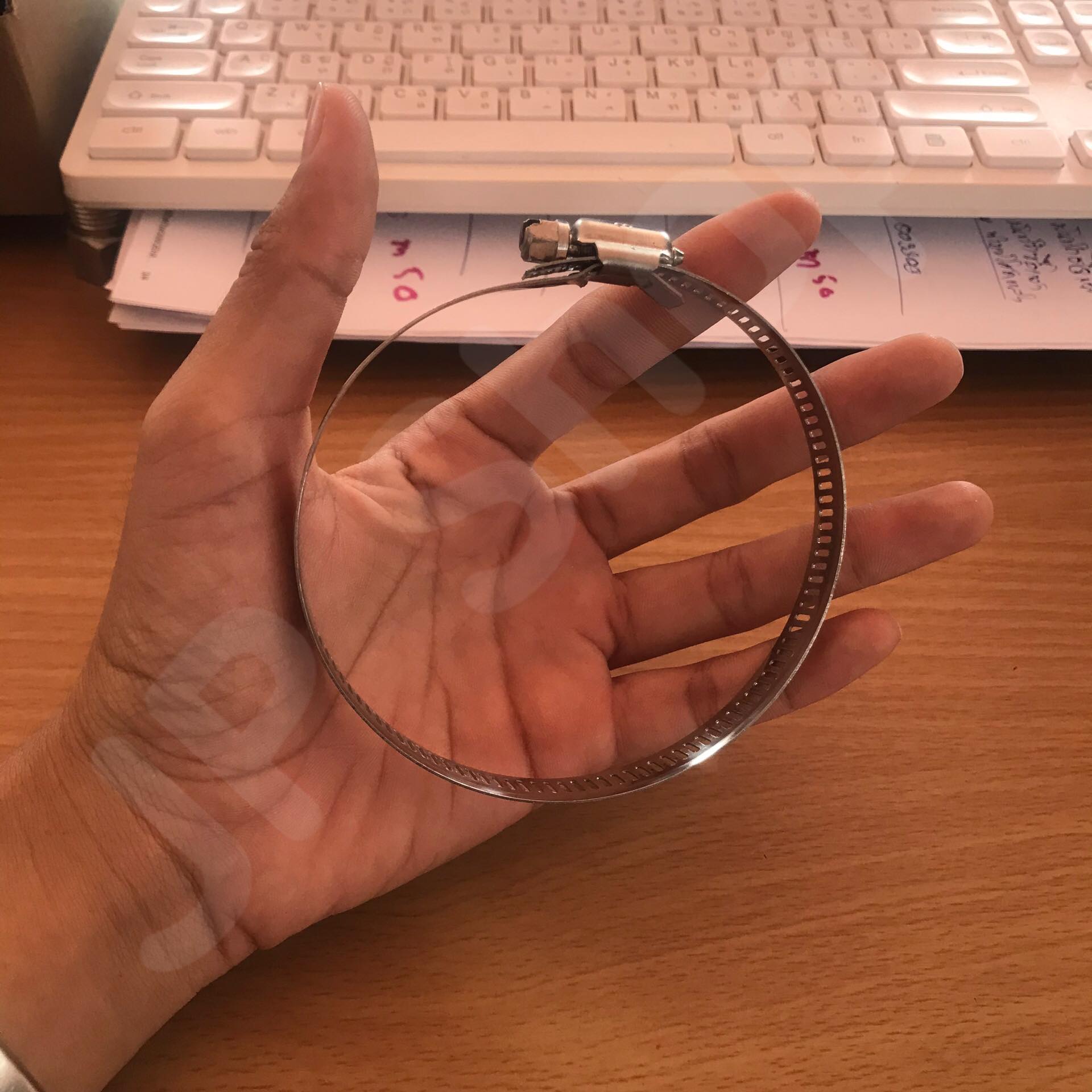 ปลอกรัด 72-95 (12 มม.) แคลมป์รัดท่อสแตนเลส 304 #7295