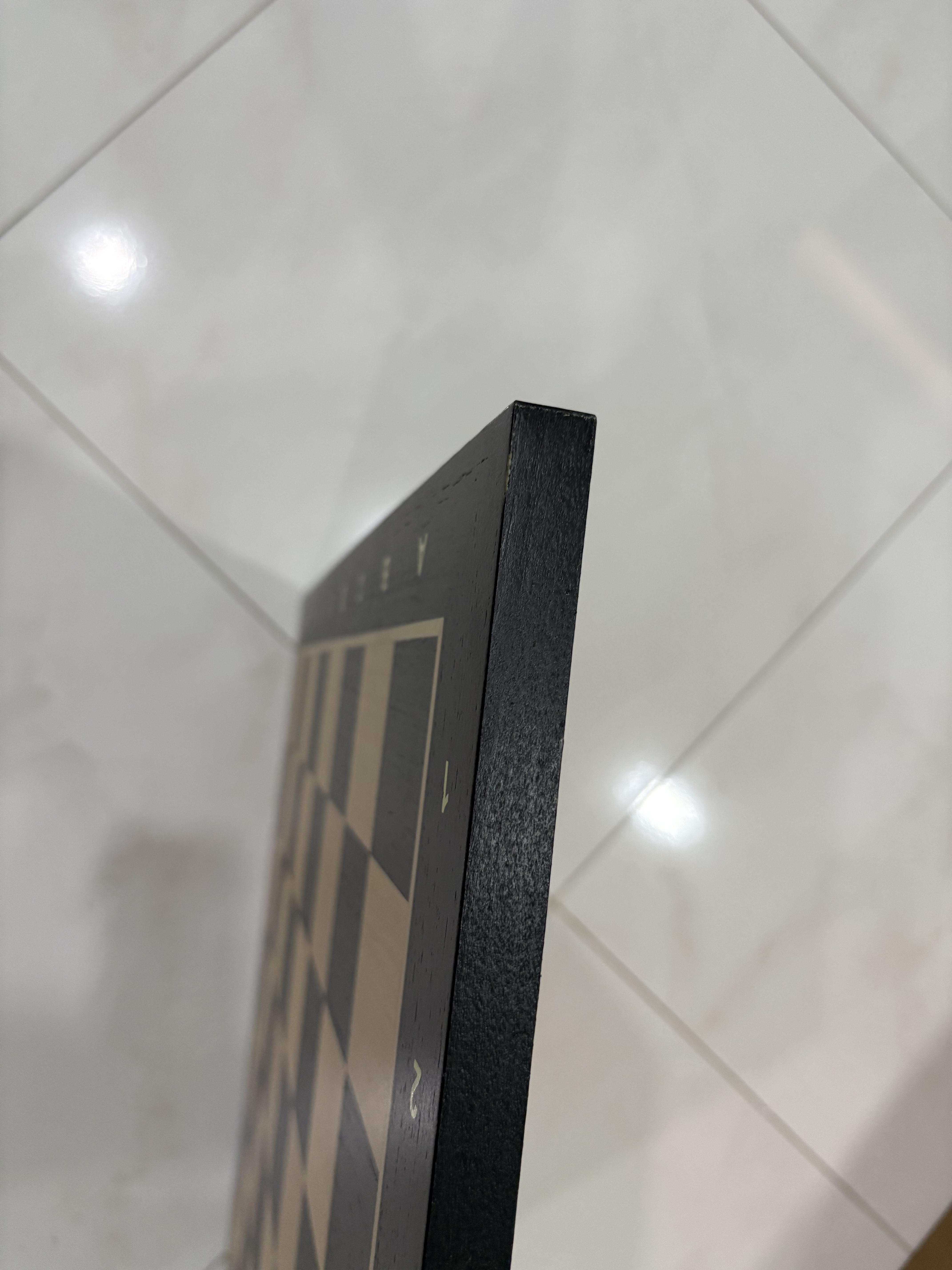 21" Ebony & Maple Wooden Chess Board กระดานหมากรุกสากลไม้Ebony