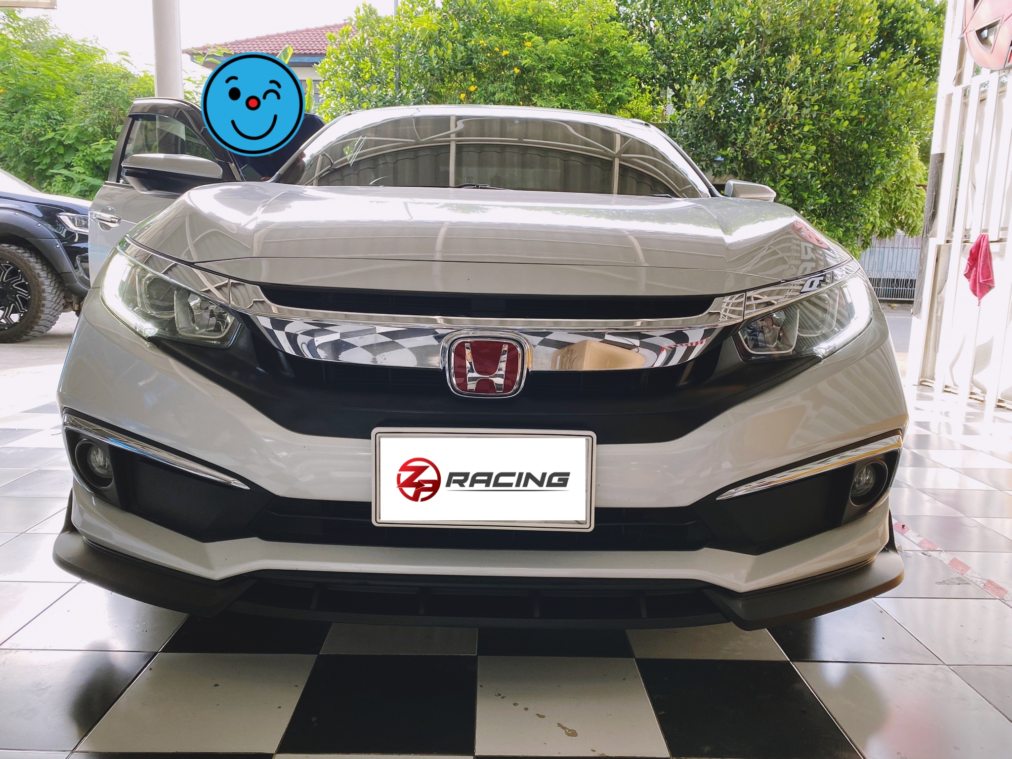 ลิ้นหน้า ลิ้นกันชนหน้า ลิ้นต่อกันชน Civic FC V.2 สำหรับปี 2019-2022