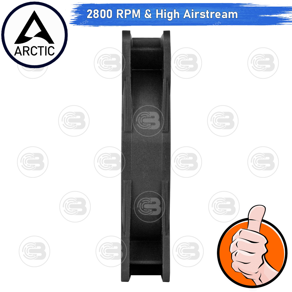 [CoolBlasterThai] ARCTIC P14 Max Black (BULK PACKAGING) 2800 RPM (size 140 mm.) PC Fan Case ประกัน 6 ปี