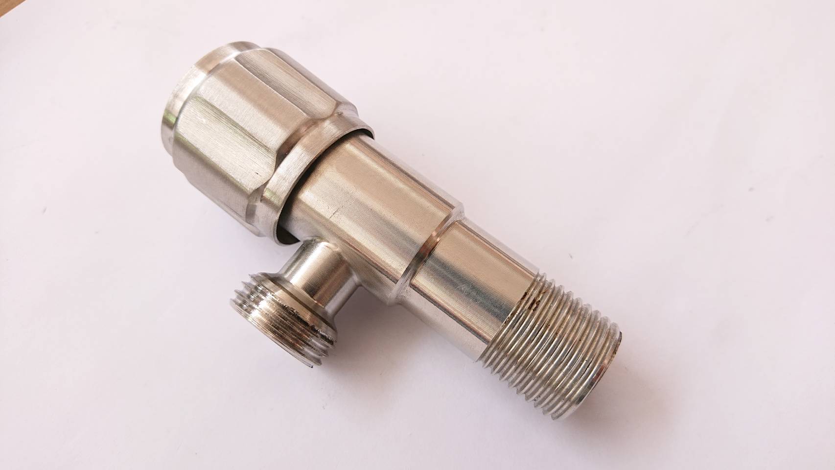 วาล์วฝักบัว 4หุน ฝังกำแพง สต๊อปวาล์ว วาล์วเปิด-ปิดน้ำ ก๊อกน้ำสแตนเลส SUS 304