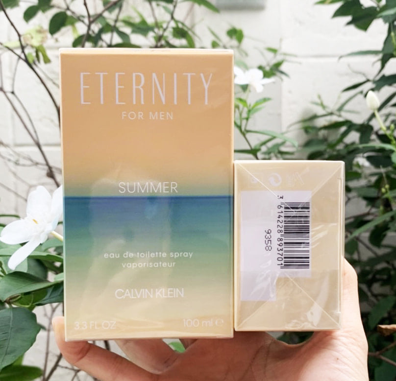 Calvin Klein Eternity Summer For Men EDT 100ml. น้ำหอมกล่องซีล