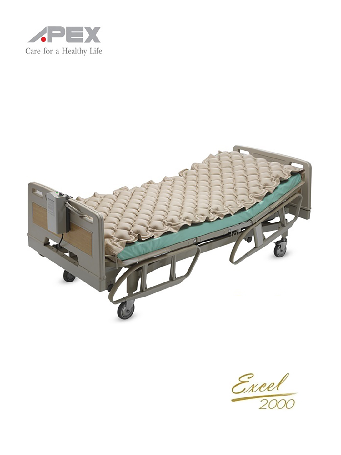 ที่นอนลมแบบรังผึ้ง ป้องกันแผลกดทับ APEX Anti-Decubitus Mattress รุ่น EXCEL 2000 ประกันศูนย์ไทย 1 ปี
