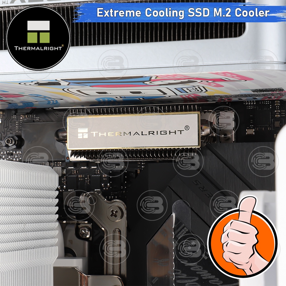 [CoolBlasterThai] Thermalright HR-09 2280 SSD M.2 COOLING KIT With Heatpipe ประกัน 6 ปี