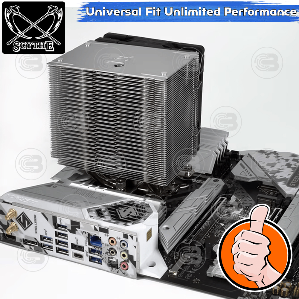 [CoolBlasterThai] SCYTHE MUGEN 6 CPU Cooler Single Tower 6 Heatpipes (AM5/LGA1851 Ready)