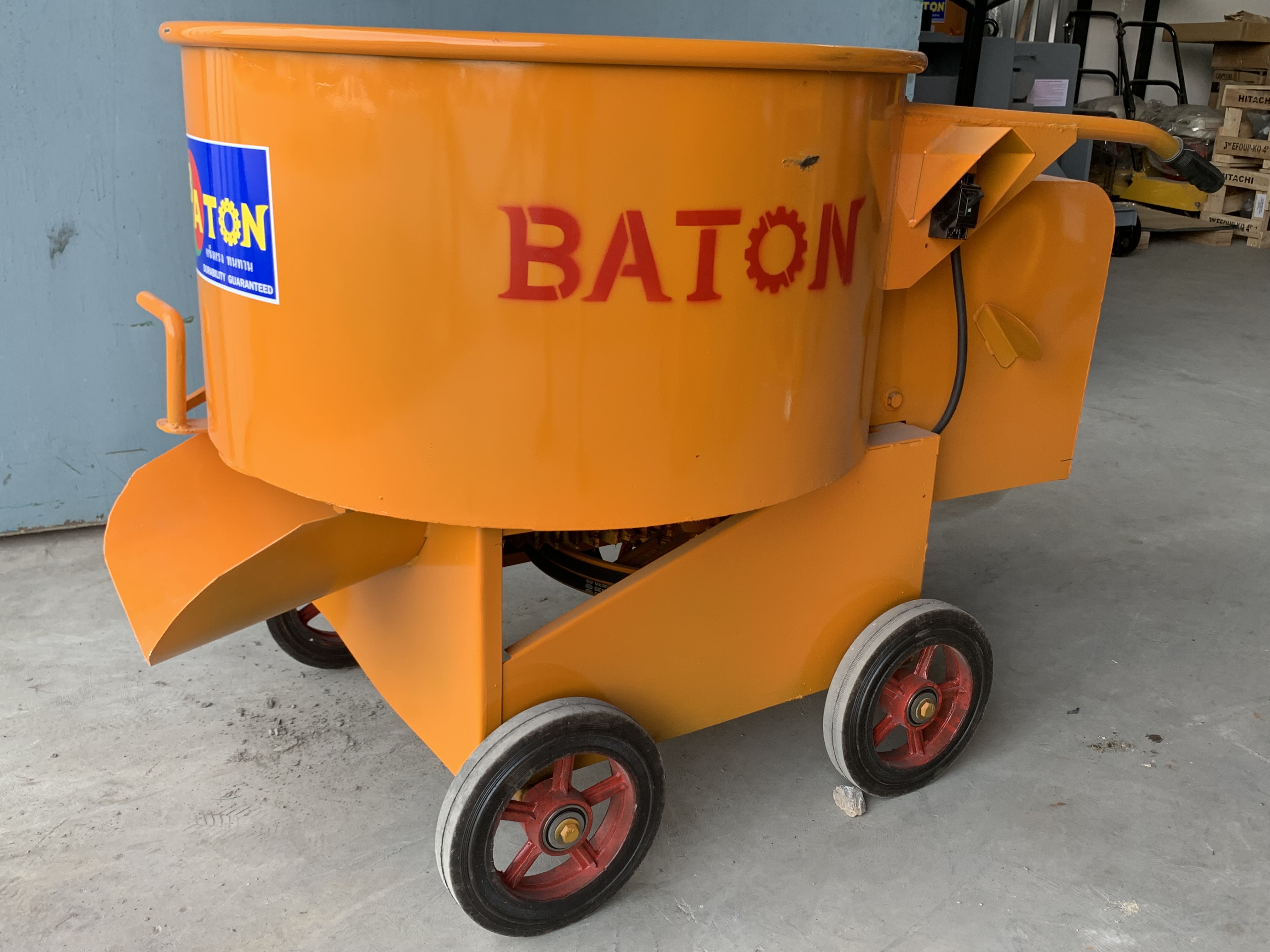โม่ผสมปูนฉาบ BATON+MOTOR