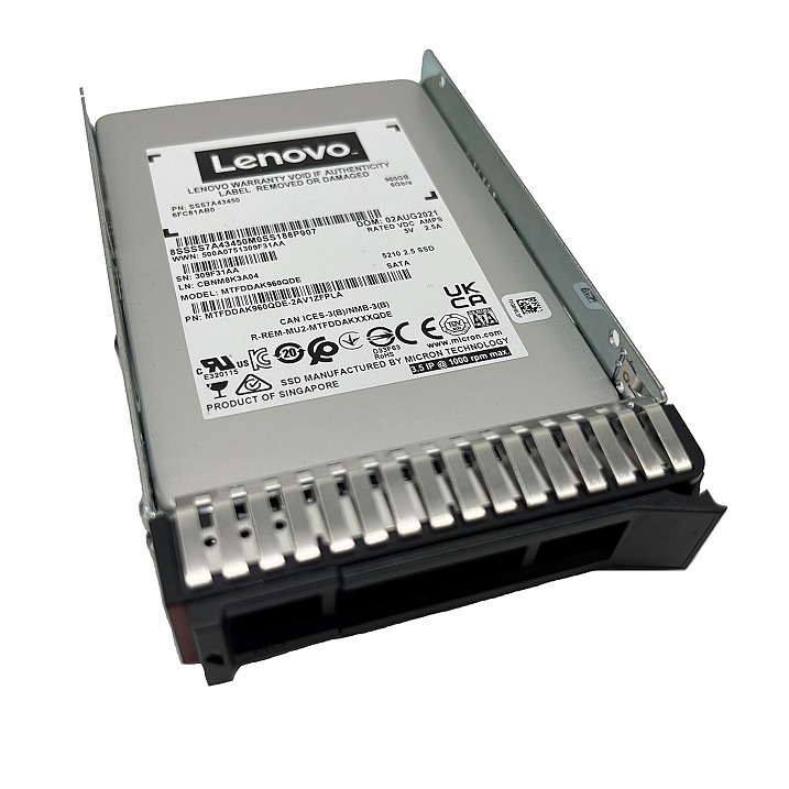 LENOVO SSS7A43450 [TorCompTH Thailand ขาย จำหน่าย ราคา] ThinkSystem 960GB SATA 6G HS 2.5in SSD