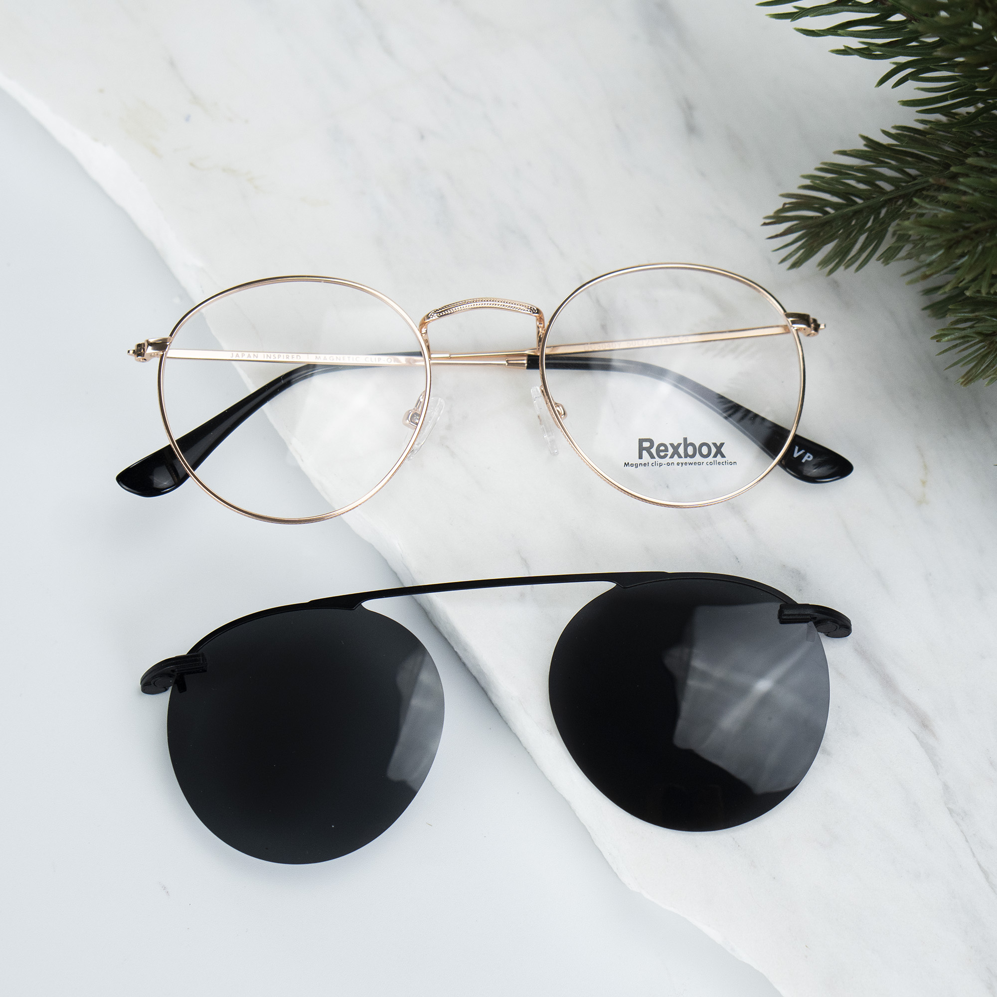 REXBOX | Round Metal | สีพิงค์โกล