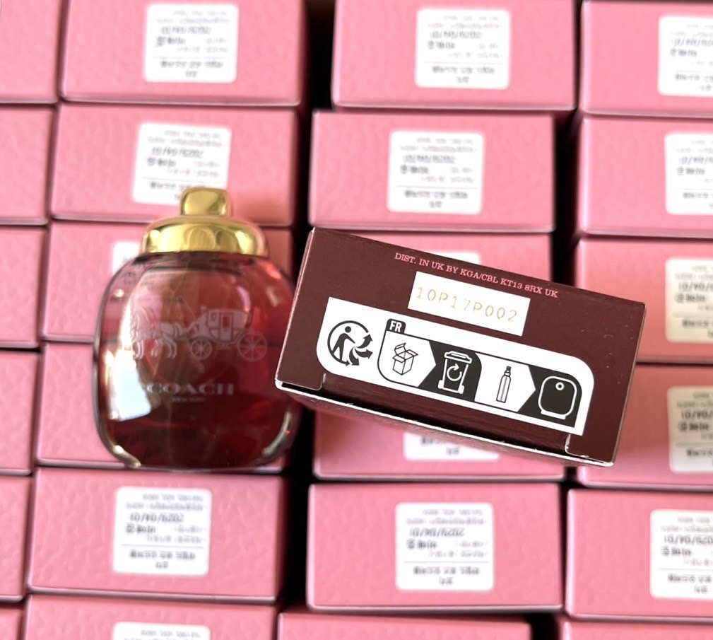Coach New York Wild Rose EDP 4.5ml. น้ำหอมจิ๋ว ของแท้ (1กล่อง)