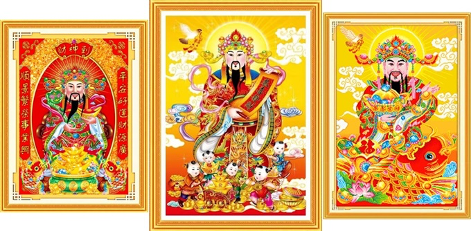 เทพเจ้าไฉ่ซิงเอี๊ย (god of wealth)(พิมพ์ลาย)