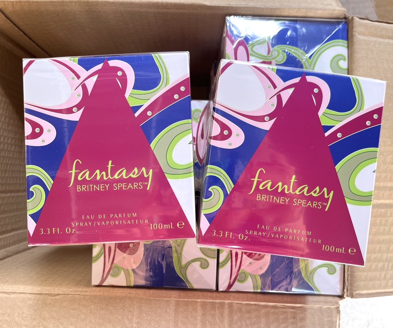 Britney Spears Fantasy EDP 100ml. น้ำหอมบริทนีย์สเปียร์ส (1กล่อง)