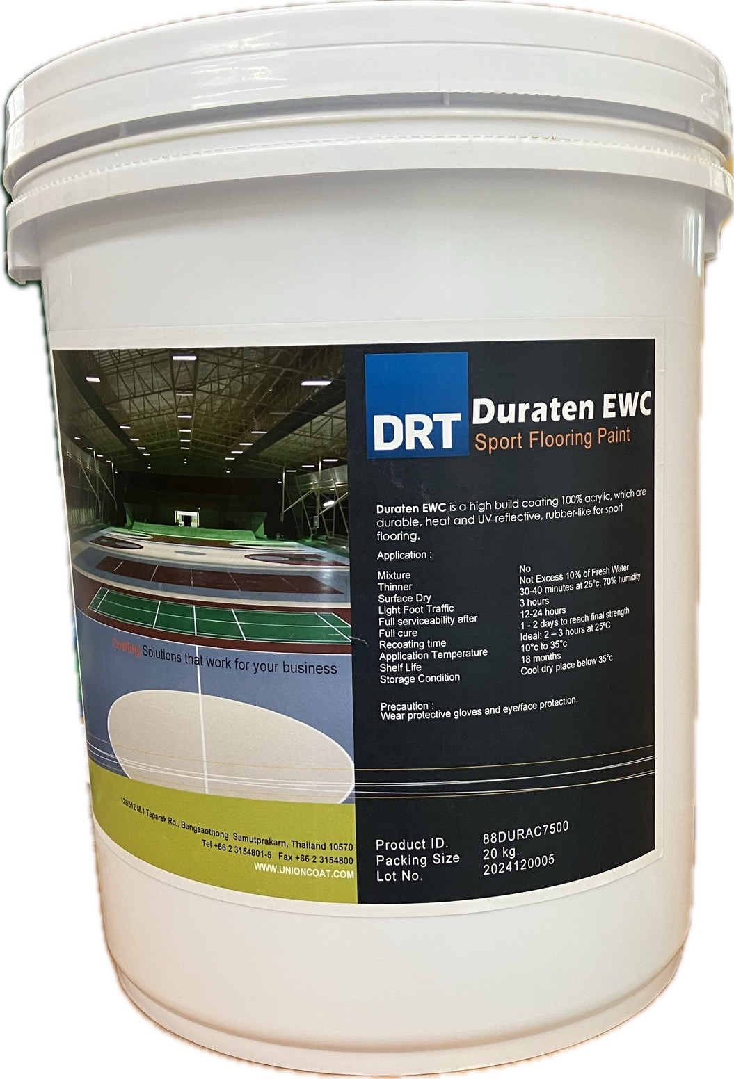 สีทาสนามกีฬา Duraten EWC
