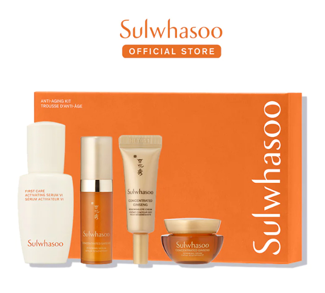 Sulwhasoo Anti Aging Kit เซตทดลอง 4ชิ้น 2023