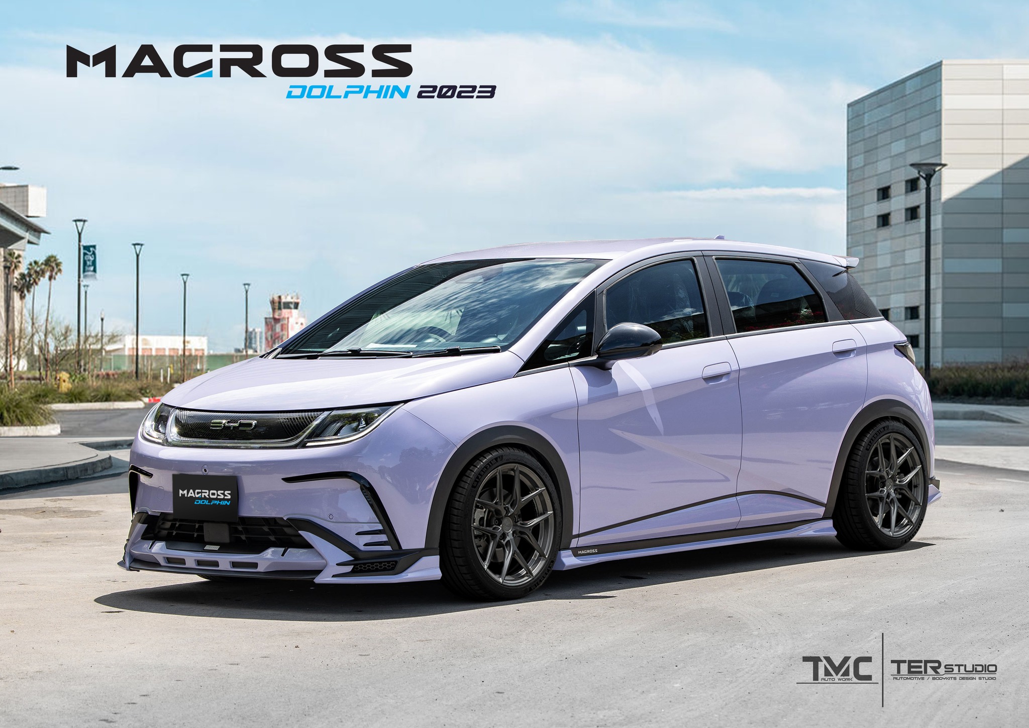 ชุดแต่ง ชุดสเกิร์ต BYD DOLPHIN รุ่น MACROSS