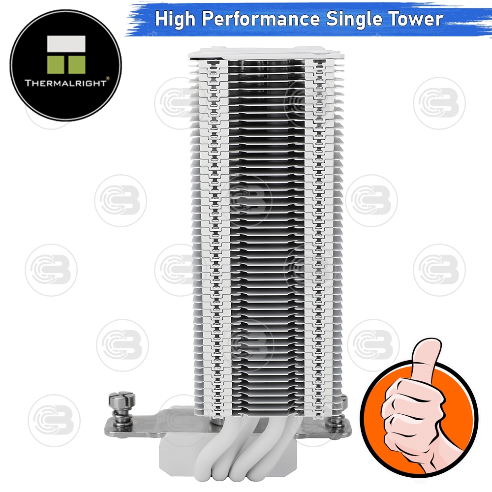 [CoolBlasterThai] Thermalright Assassin Spirit 120 EVO WHITE ARGB CPU Heat Sink (AM5/LGA1851 Ready)ประกัน 3 ปี