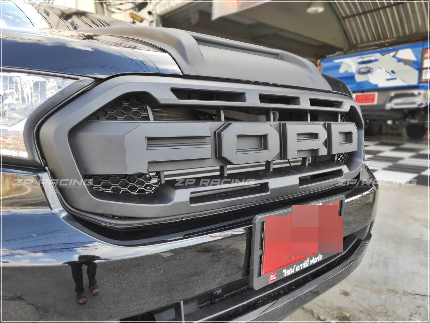 กระจังหน้าแรพเตอร์ Raptor สำหรับฟอร์ดเรนเจอร์ Ford Ranger สำหรับรุ่น Limited, XLT, XLS, XL+, XL