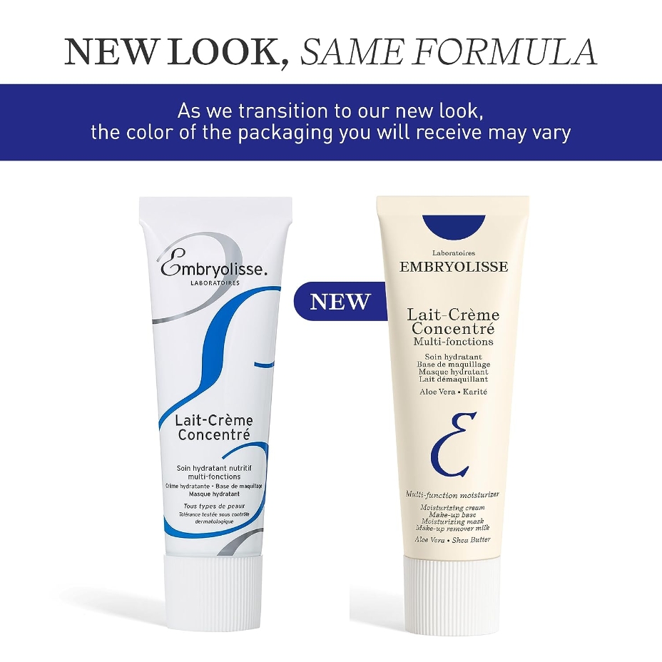 Embryolisse Lait Cream Concentrated Moisturizer Make-up Primer Moisturizing Mask 75ml. แพ็คเก็จใหม่ 2025