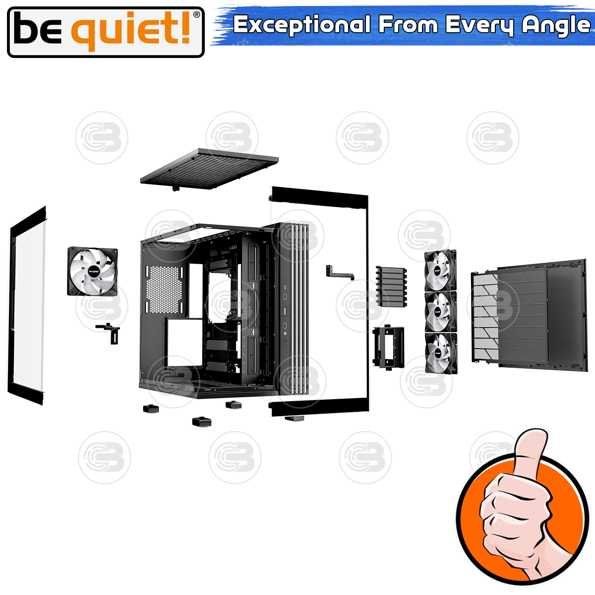 [CoolBlasterThai] Be Quiet LIGHT BASE 600 LX Black PC Case (BGW67) ประกัน 3 ปี