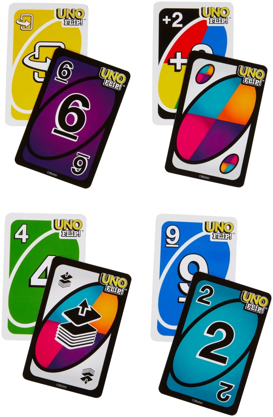 UNO Flip! Card Game (Mattel) การ์ดอูโน่ฟลิป ลิขสิทธิ์แท้ #GDR44