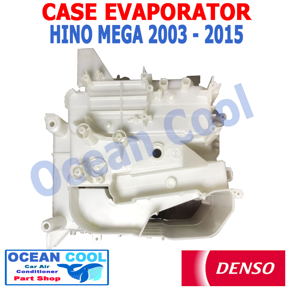 เปลือกตู้แอร์ ฮีโน่ เมก้า 2003 - 2015 EVA0065 Evaporator Case For Hino Mega Denso รหัส 116450-86904D พ.ศ. 2546 ถึง 2558 2004 2005 2006 2007 2008 2009 2010 2011 2012 2013 2014 อะไหล่ แอร์ รถยนต์