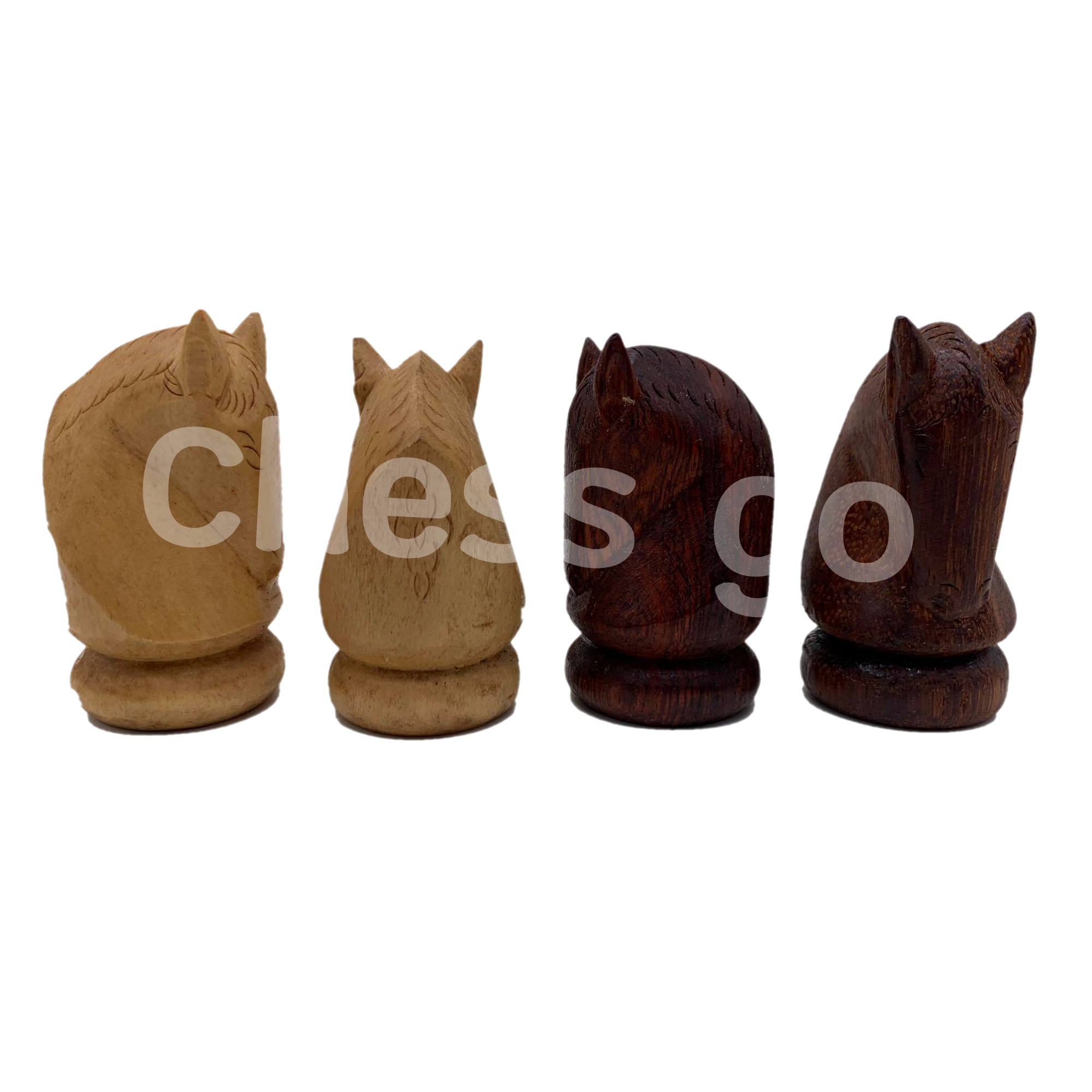 ตัวหมากรุกไทยไม้เนื้อแข็ง รุ่นขุนศึก set A