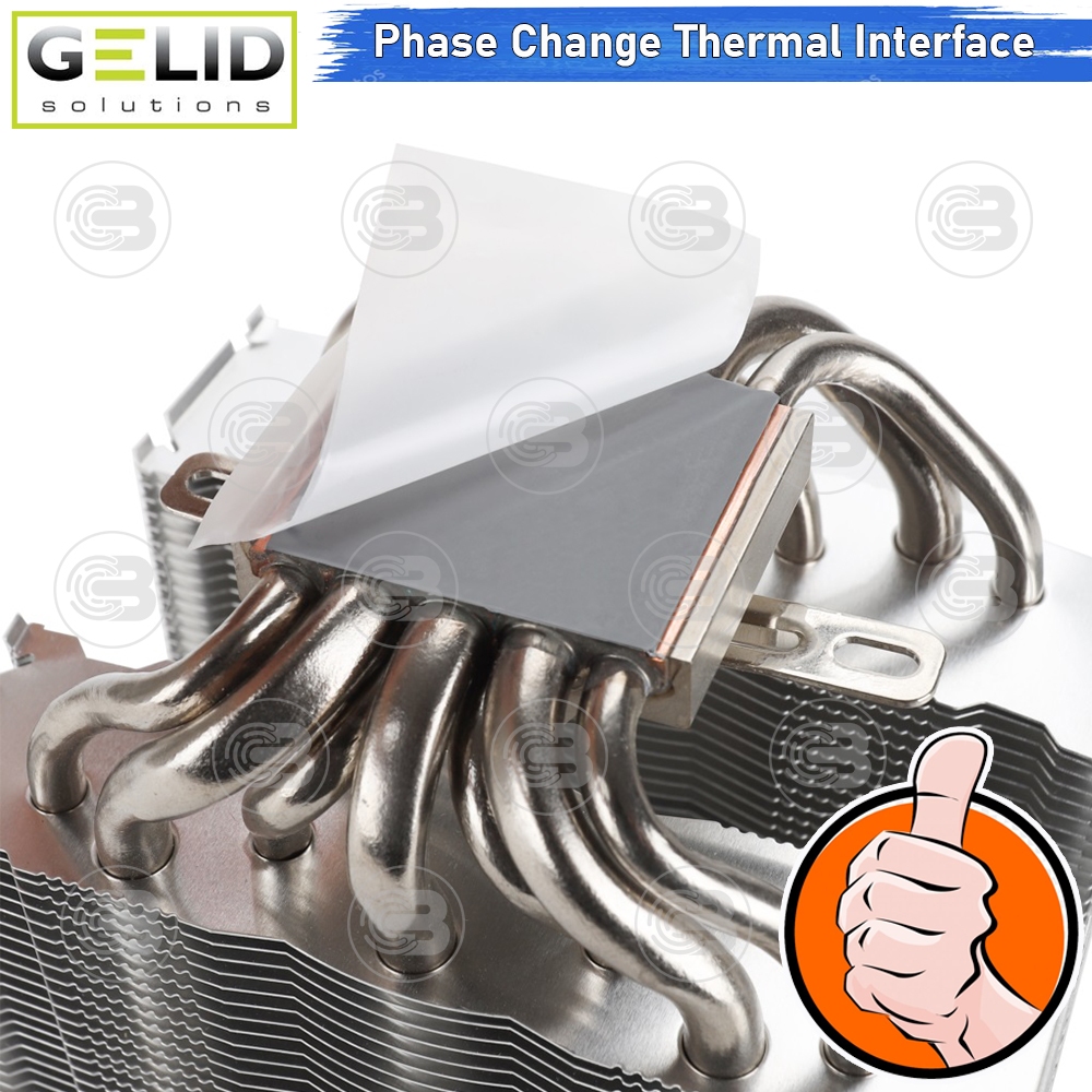 [CoolBlasterThai] GELID Heat Phase Ultra for AMD 40x40 mm. CPU (Phase change thermal interface)