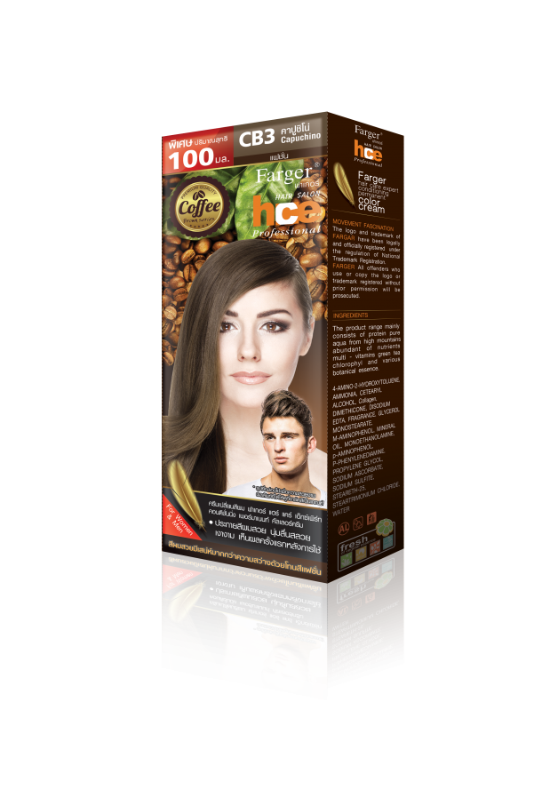 แท้พร้อมส่ง○ Farger hce professional (Coffee Brown Series) ฟาร์เกอร์ ยาย้อมผม ครีมเปลี่ยนสีผม 100 มล.