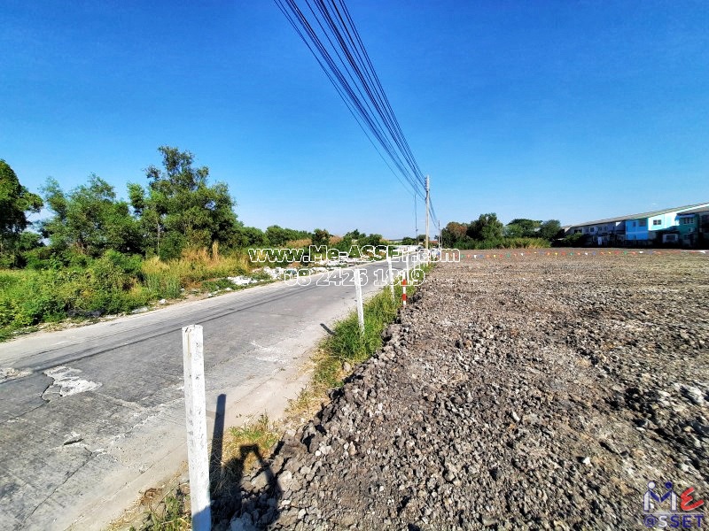 ขายที่ดินถมแล้ว ติดถนน ย่าน สวนส้มพัฒนา ลำสามแก้ว ลำลูกกาคลอง 2 : ซอยพวงส้ม ใกล้ตลาดบุญร่มเย็น : เนื้อที่รวม 2-1-0 ไร่ แบ่งขายได้