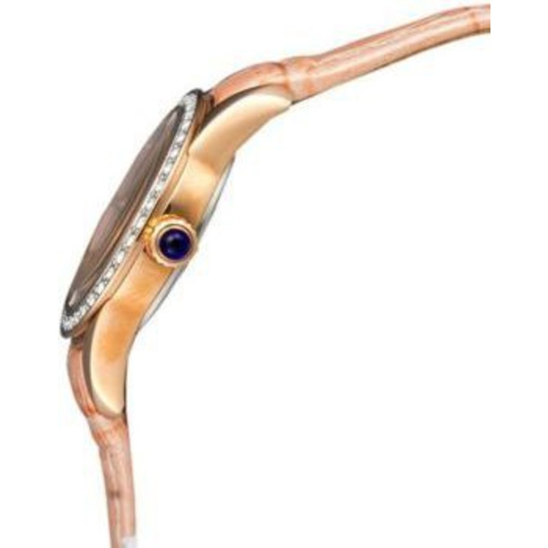 นาฬิกาข้อมือผู้หญิง SEIKO Pinkgold สายหนัง รุ่น SRZ388P1 - สีPinkgold
