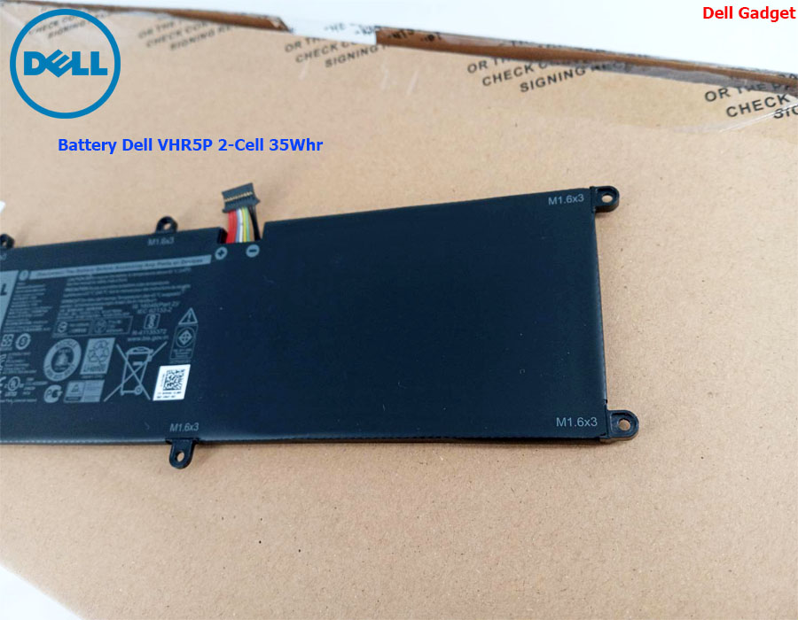 Battery Dell Latitude 11 รุ่น 5175, 5179 2-In-1, 2-Cell, 35Wh, แบตเตอรี่ Dell VHR5P ของแท้รับประกันศูนย์ Dell Thailand On-site Service