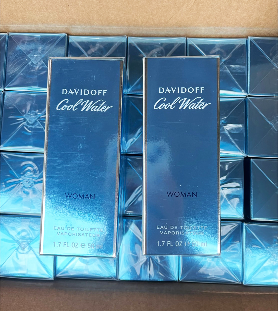 Davidoff Cool Water for Women EDT ขนาด 50ml. ของแท้ ขนาดพกพา