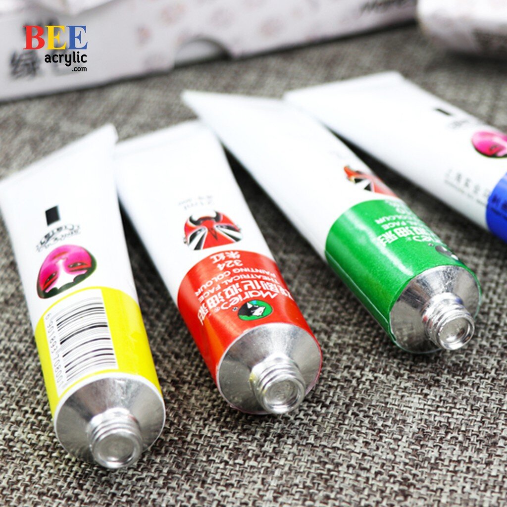 สีเพ้นท์หน้า เพ้นท์ตัว BEE ขนาด 21 มล. ไม่ระคายเคืองผิว