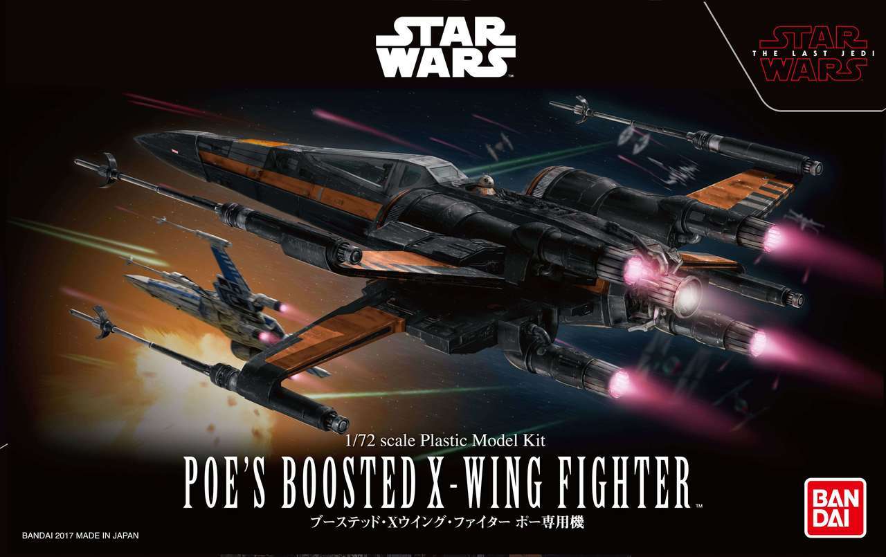 1/72 Poe's Boosted X-Wing Fighter BANDAI - Star Wars