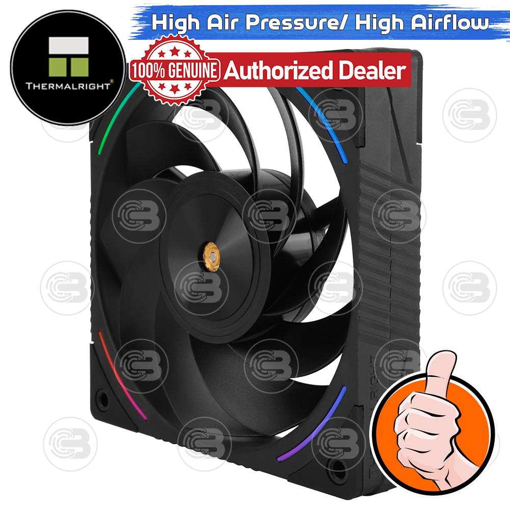 [CoolBlasterThai] Thermalright TL-K12R Reverse Fan Case Optimized Static Pressure ARGB (size 120 mm.) ประกัน 3 ปี