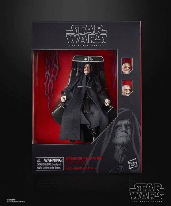 6" Emperor Palpatine with Throne RETURN OF THE JEDI - HASBRO Exclusive Figure Black Series