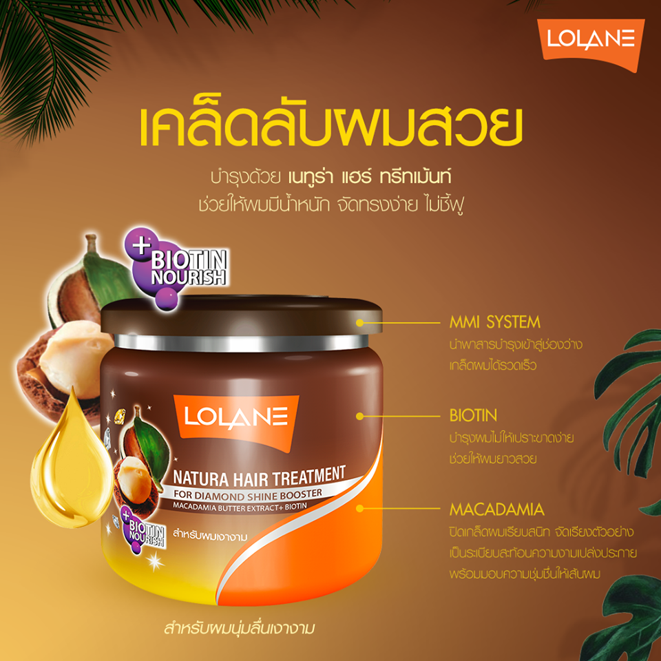 แท้พร้อมส่ง‣ Lolane Natura Treatment 500g โลแลน เนทูร่า ทรีทเมนท์ กระปุกใหญ่