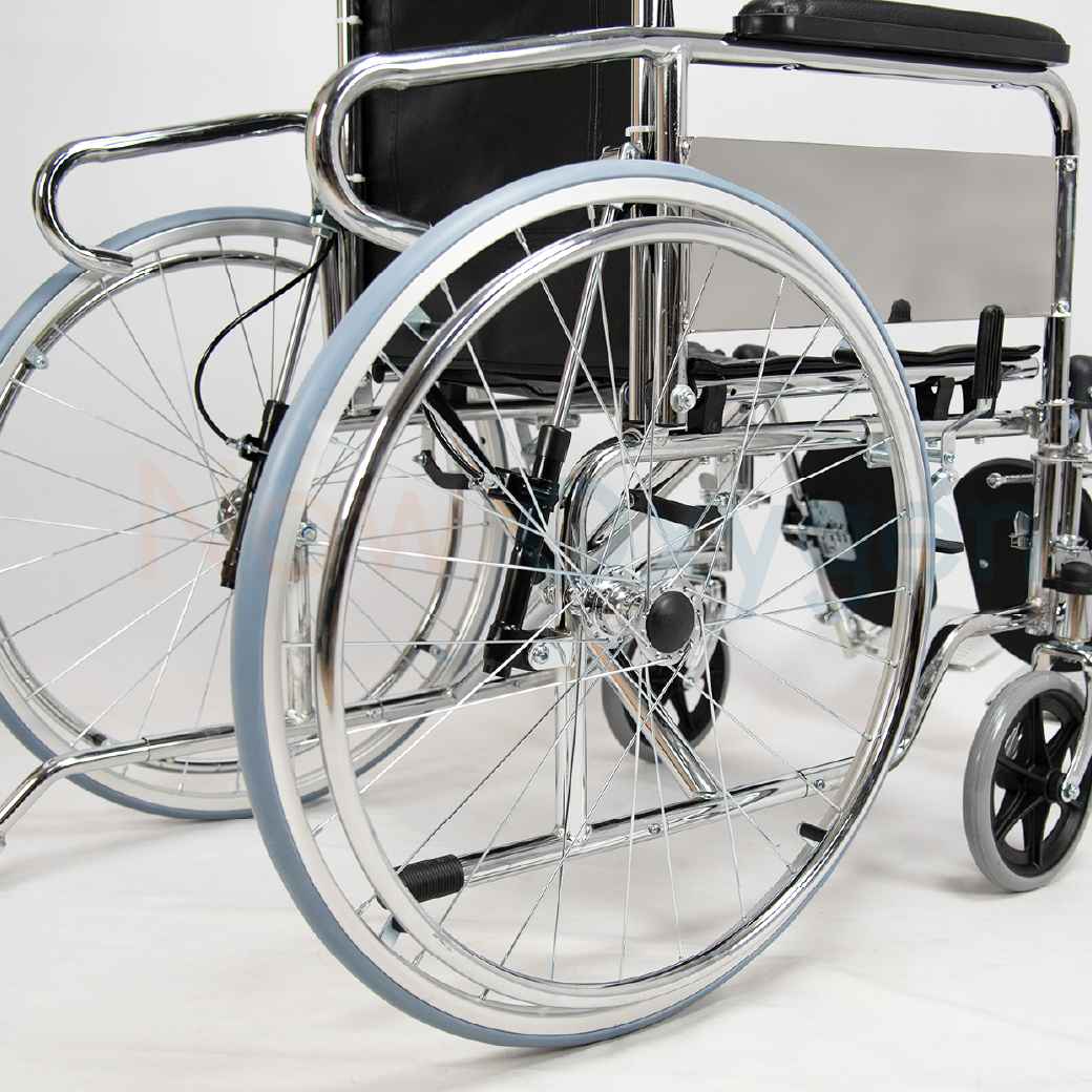 รถเข็นแมนนวล รุ่นพนักพิงสูง ปรับเอนนอน ปรับเหยียดขา ( Strong Manual High Back ) รับประกัน 1 ปี