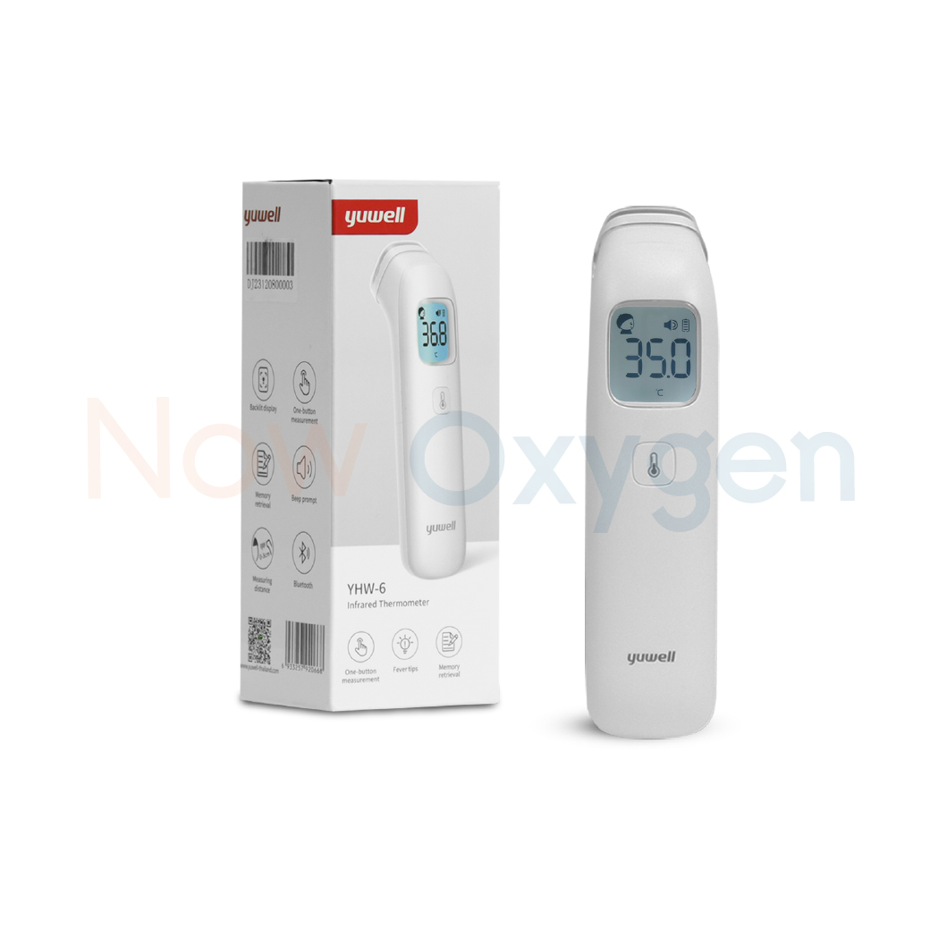 เครื่องวัดอุณหภูมิร่างกายอินฟราเรด Yuwell รุ่น YHW-6 มี Bluetooth